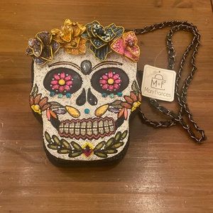 Mary Frances Sugar Rush Crossbody Skull Handbag